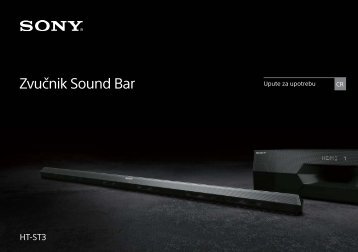 Sony HT-ST3 - HT-ST3 Istruzioni per l'uso Croato