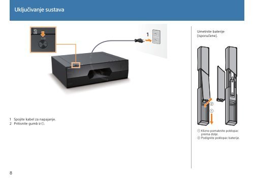 Sony HT-ST3 - HT-ST3 Istruzioni per l'uso Croato