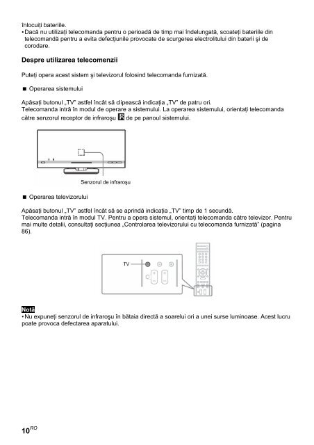 Sony DAV-F200 - DAV-F200 Istruzioni per l'uso Rumeno