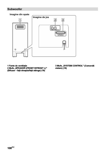 Sony DAV-F200 - DAV-F200 Istruzioni per l'uso Rumeno