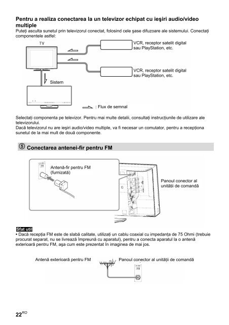 Sony DAV-F200 - DAV-F200 Istruzioni per l'uso Rumeno