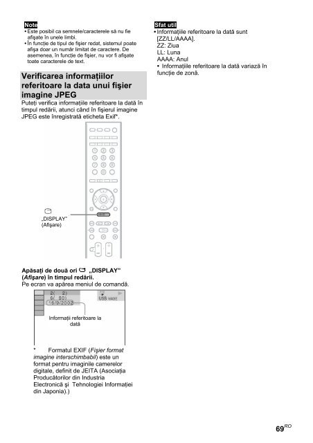 Sony DAV-F200 - DAV-F200 Istruzioni per l'uso Rumeno