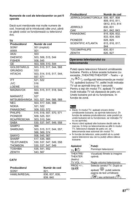 Sony DAV-F200 - DAV-F200 Istruzioni per l'uso Rumeno