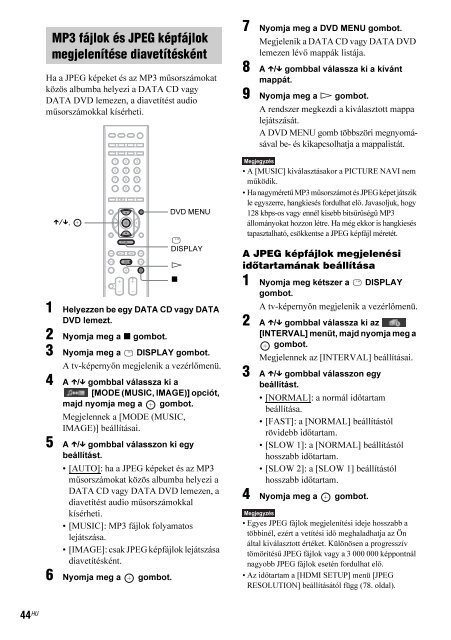 Sony DAV-F200 - DAV-F200 Istruzioni per l'uso Ungherese