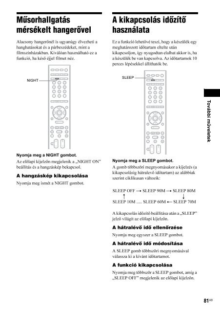 Sony DAV-F200 - DAV-F200 Istruzioni per l'uso Ungherese