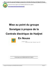 Mise au point du groupe Sonelgaz Ã  propos de la Centrale ...