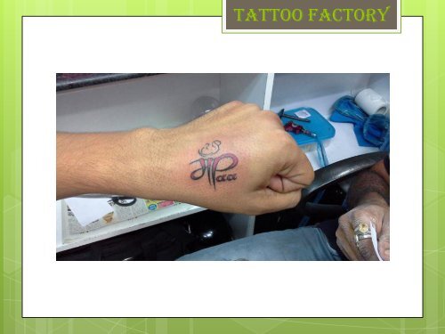 Maa Tattoo In Hand - Tattoo Factory