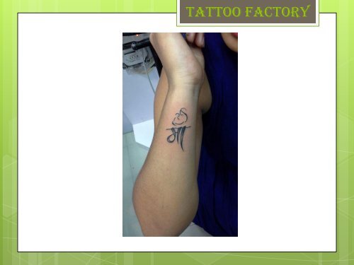 Maa Tattoo In Hand - Tattoo Factory