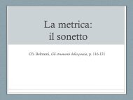 il sonetto