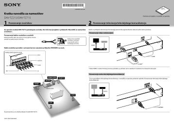 Sony DAV-TZ715 - DAV-TZ715 Guida di configurazione rapid Sloveno