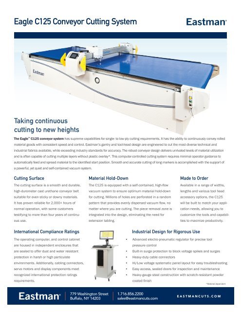 Eastman Automated Cutting Systems