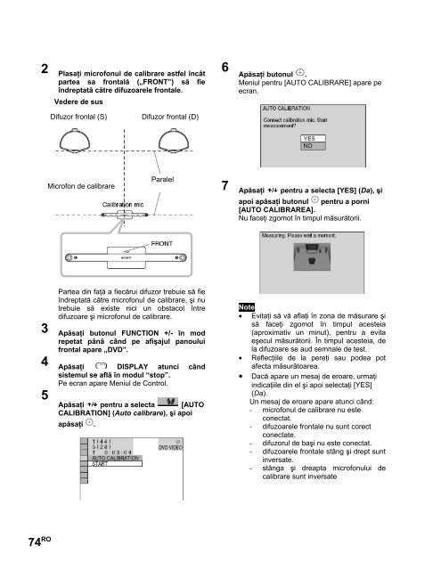 Sony DAV-X1V - DAV-X1V Istruzioni per l'uso Rumeno