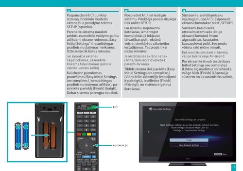 Sony BDV-N7100W - BDV-N7100W Guida di configurazione rapid Lettone