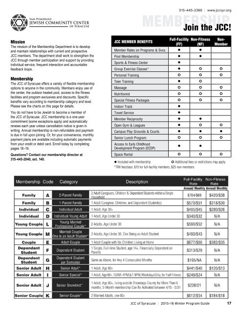 2015-16 Winter Program Guide