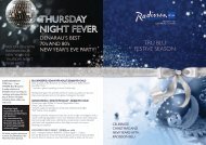 RADISSON CHRISTMAS BROCHURE HIRES