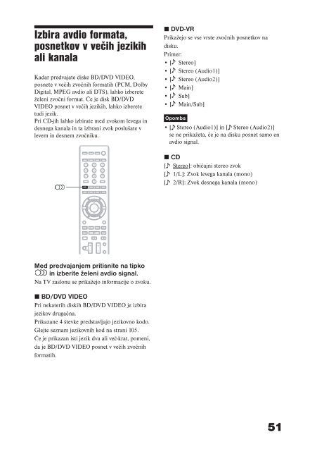 Sony BDV-E300 - BDV-E300 Istruzioni per l'uso Sloveno