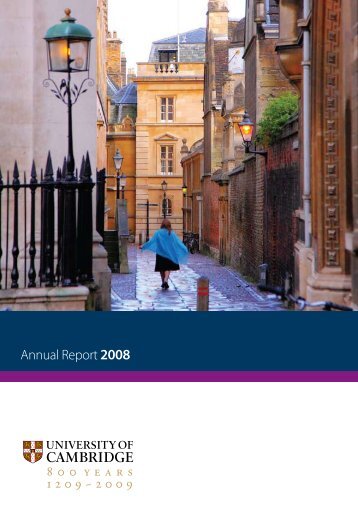 Annual Report 2008 - University of Cambridge