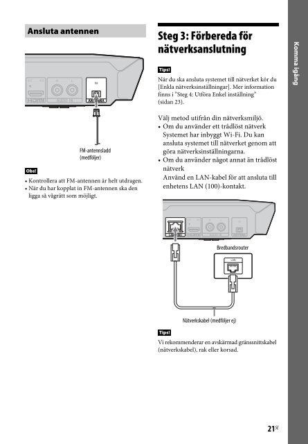 Sony BDV-E4100 - BDV-E4100 Istruzioni per l'uso Svedese