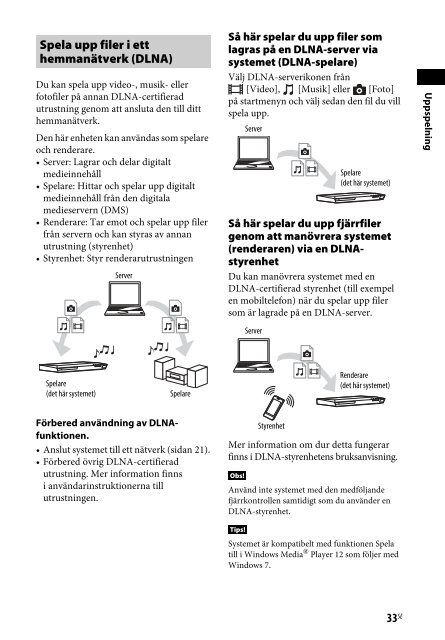 Sony BDV-E4100 - BDV-E4100 Istruzioni per l'uso Svedese