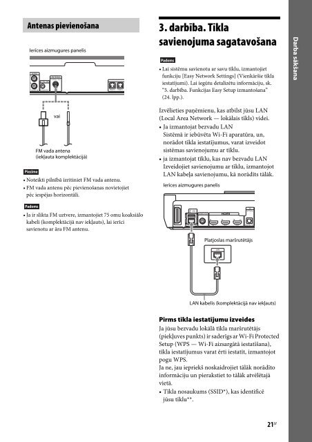 Sony BDV-N990W - BDV-N990W Istruzioni per l'uso Lettone