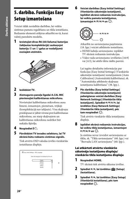 Sony BDV-N990W - BDV-N990W Istruzioni per l'uso Lettone