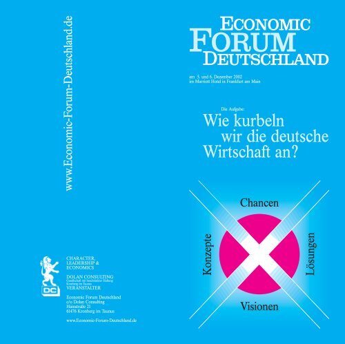 Wie kurbeln wir die deutsche Wirtschaft an? - Economic Forum ...