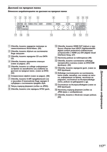 Sony DAV-IS50 - DAV-IS50 Istruzioni per l'uso Bulgaro