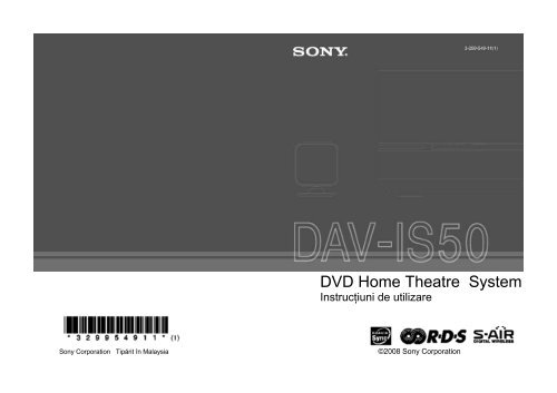 Sony DAV-IS50 - DAV-IS50 Istruzioni per l'uso Rumeno