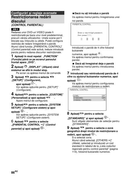 Sony DAV-IS50 - DAV-IS50 Istruzioni per l'uso Rumeno