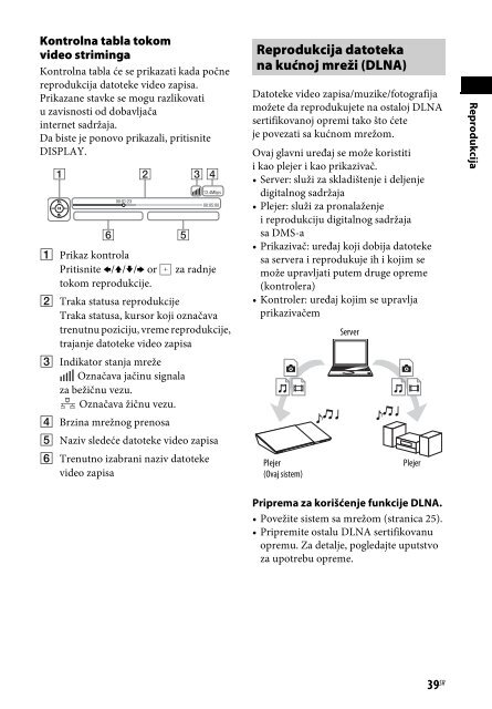 Sony BDV-N9100W - BDV-N9100W Istruzioni per l'uso Serbo