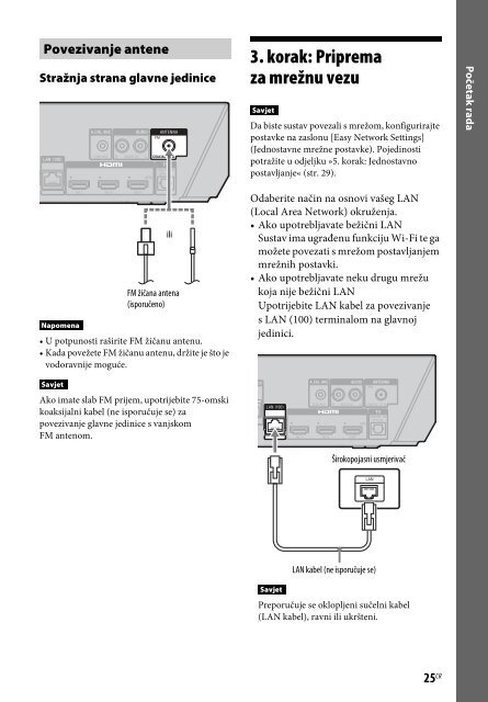 Sony BDV-N9100W - BDV-N9100W Istruzioni per l'uso Croato