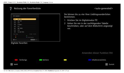 Sony KDL-52W5800 - KDL-52W5800 Istruzioni per l'uso Tedesco