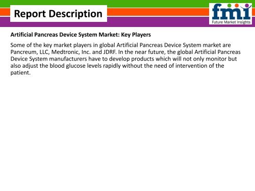 Artificial Pancreas Device System Market