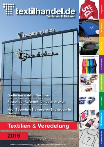 Textilhandel.de Katalog 2016