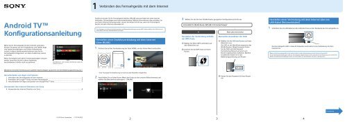 Sony KDL-55W809C - KDL-55W809C Guida all&rsquo;impostazione Tedesco