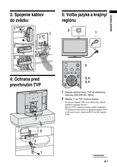 Sony KDL-40S2510 - KDL-40S2510 Istruzioni per l'uso Slovacco