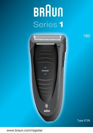 Braun Series 1, FreeControl-180, 1735 - 180, Series 1 UK, FR, PL, CZ, SK, HU, HR, SL, TR, RU, UA, ARAB