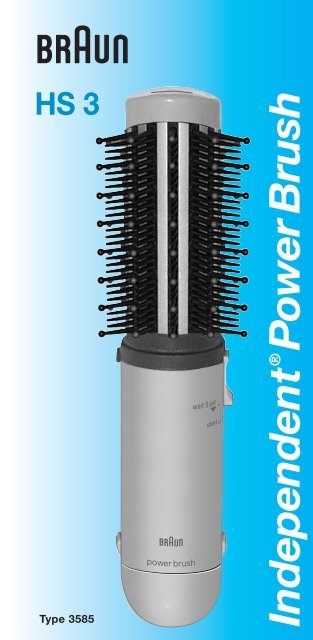 Braun Style shaper-HS3, HS3G - HS3, Independent Power Brush UK