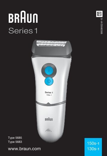 Braun Series 1-130, 130s-1, 815 - 150s-1, 130s-1, Series 1 UK, FR, PL, CZ, SK, HU, HR, SL, TR, RO, MD, RU, UA, ARAB