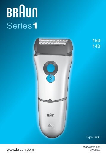 Braun Series 1-140, 150, 150s-1 - 150, 140, Series 1 LV, LT, EE