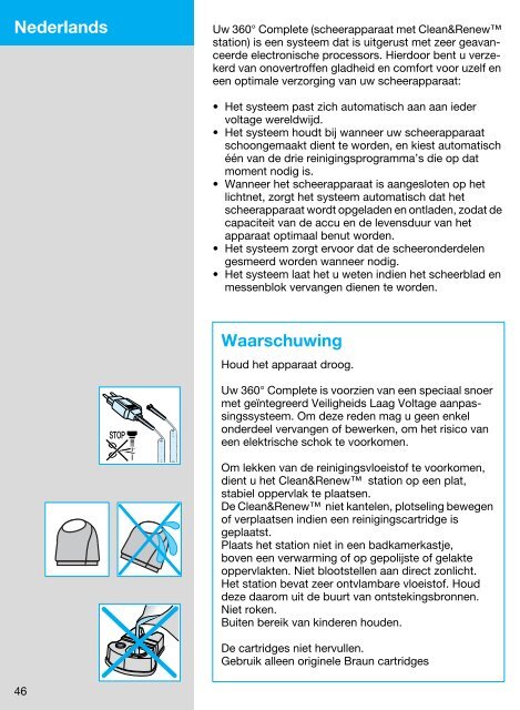 Braun Series 5, 360&deg; Complete-8995, 590cc - 8995, 360&deg;Complete DE, UK, FR, ES, PT, IT, NL, DK, NO, SE, FI, TR, GR