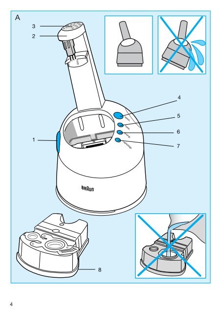 Braun Clean &amp; Charge, Flex Integral, 5485-Clean &amp; Charge (Flex Integral) - Clean&amp;Charge DE, UK, FR, ES, PT, IT, NL, DK, NO, SE, FI, TR, GR