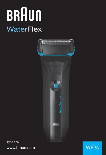 Braun WaterFlex-WF2s - WF2s, Water Flex DE, UK, FR, ES, PT, IT, NL, DK, NO, SE, FI, TR, GR