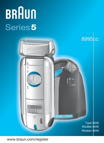 Braun Series 5, 360Â° Complete-8995, 590cc - 8995, Series 5 UK, FR, ES (USA, CDN, MEX)