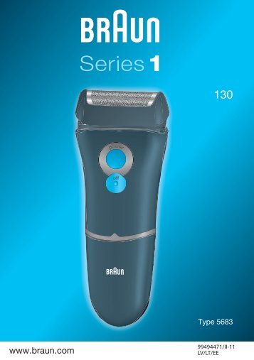 Braun Series 1-130, 130s-1, 815 - 130, Series 1 LV, LT, EE