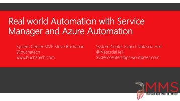 Manager and Azure Automation