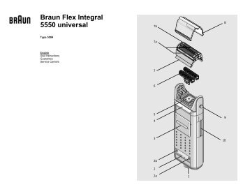 Braun Flex Integral-5550 - 5550 universal, Flex Integral UK