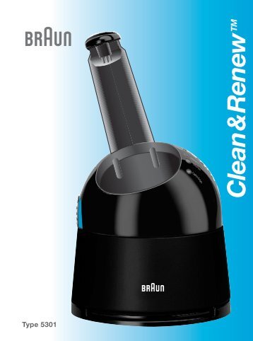 Braun Clean & Charge, Clean & Renew, Syncro, 5491, 5492, 5493, 5494-Clean & Charge (Syncro) - Clean&Renew UK, FR, PL, CZ, SK, HU, TR, HR, SL, RU, UA, ARAB