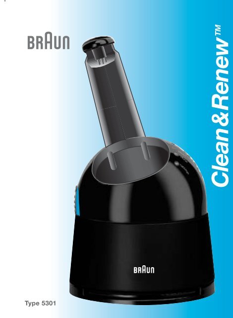 Braun Clean &amp; Charge, Clean &amp; Renew, Syncro, 5491, 5492, 5493, 5494-Clean &amp; Charge (Syncro) - Clean&amp;Renew DE, UK, FR, ES, PT, IT, NL, DK, NO, SE, FI, TR, GR