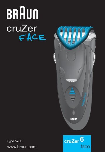 Braun CruZer4, CruZer6 Face-Z60, 2838, Old Spice - CruZer6, face DE, UK, FR, ES, PT, IT, NL, DK, NO, SE, FI, TR, GR